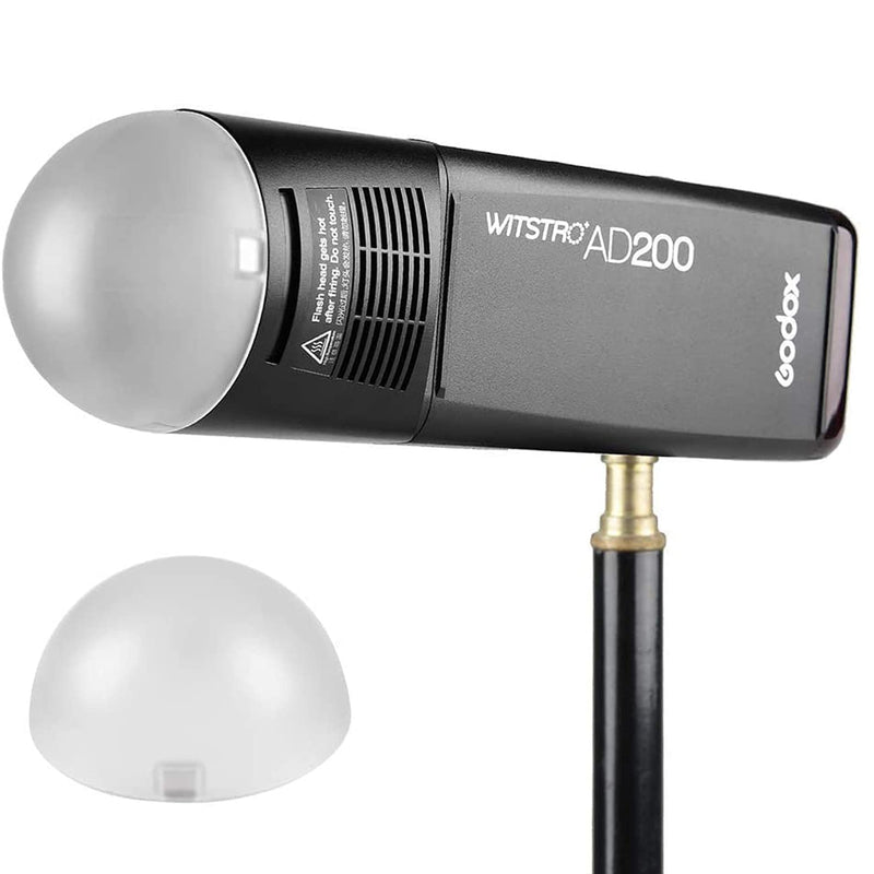 Godox AK-R11 Dome Diffuser, Compatible for Godox V1 Flash Series Such As V1-S / V1C / V1-N / V1-F, Use with Godox H200R Round Flash Head Compatible for AD200 AD200Pro