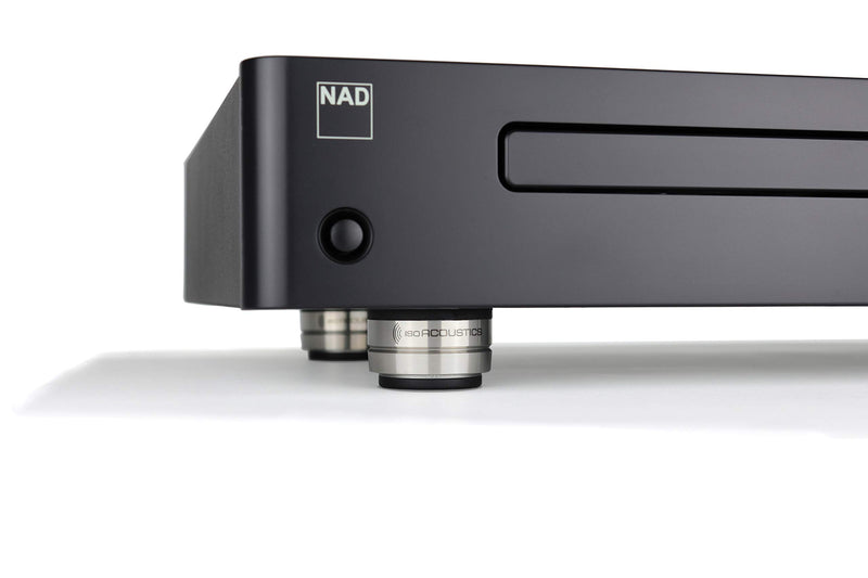 IsoAcoustics Orea Series Audio Equipment Isolators (Graphite - 4 lbs Max/pc) Graphite - 4 lbs Max/pc