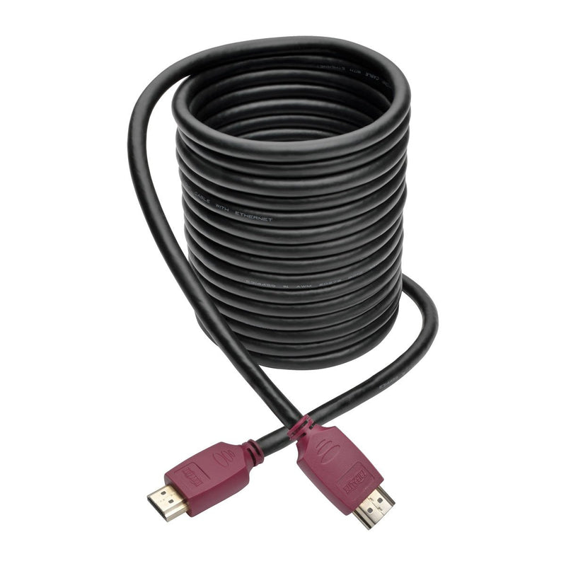 Tripp Lite 15ft Premium Hi-Speed HDMI Cable w Grip Connectors 4K @ 60Hz 15' (P569-015-CERT) 15 ft.