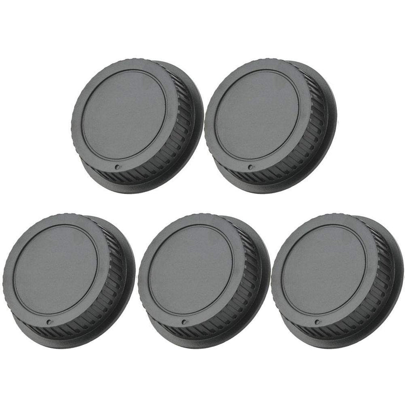 Mugast 5pcs Camera Lens Cover, Rear Lens Cap for Canon Camera Lenses