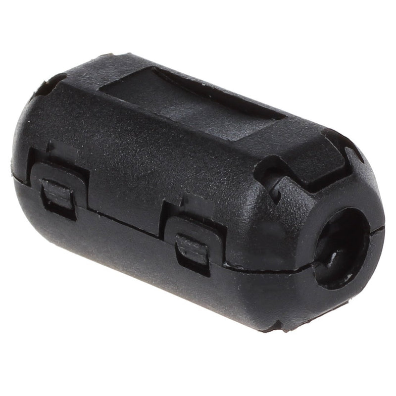 GFORTUN 10pcs Black Noise Suppressor Ferrite Core Filters Cable Clip Ring UF35B for 3mm Diameter Cable