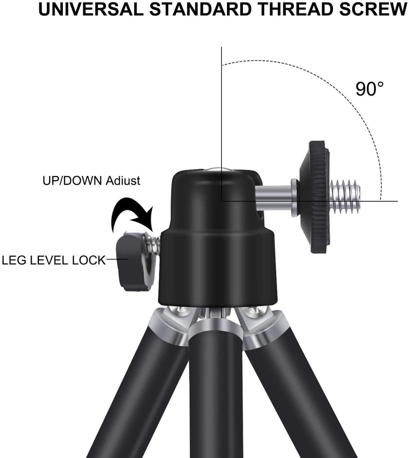 Webcam Tripod,Mini Webcam Tripod Mount,Lightweight Adjustable Mini Tripod Stand for Conference Room Desktop