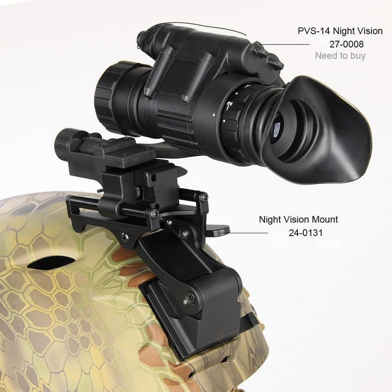 Rhino Mount NVG Mount PVS 14 Night Vision Goggles Metal Helmet Mount for PVS 14