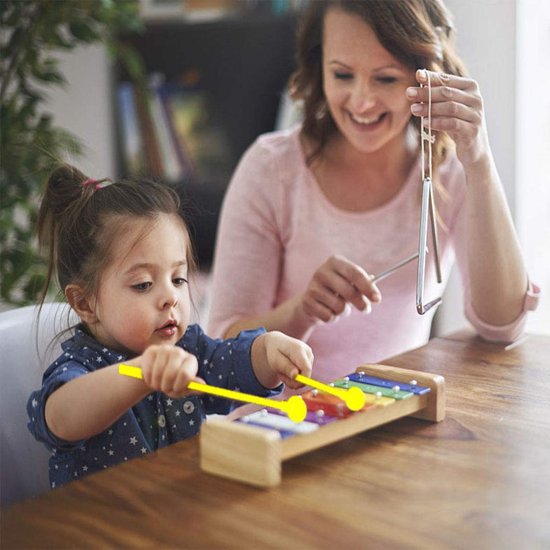 Agreat Shark Xylophone for Kids: Glockenspiel Toy Best Holiday/Birthday Gift Idea - with(Four) Child-Safe Mallets 2 Wood 2 Plastic, 3 Music Card & Whistle Included 8 - Tone