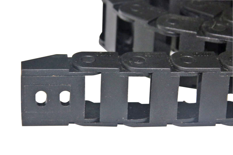 1m Black Plastic Drag Chain Cable Carrier for CNC Router Mill (10mm x 20mm) 10mm x 20mm