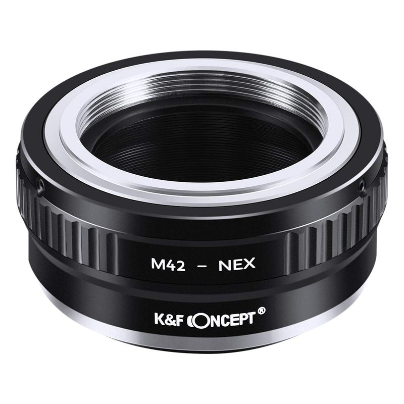 M42 to e Mount, K&F Concept Lens Mount Adapter M42 Lens to Sony NEX E-Mount Camera for Sony Alpha NEX-7 NEX-6 NEX-5N NEX-5 NEX-C3 NEX-3 M42-NEX