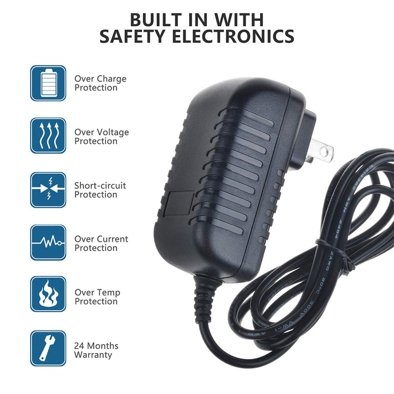 SupplySource 24V 1A AC Adapter Charger for Shark XA780N Vacuums SV760 / SV780_N Series Power