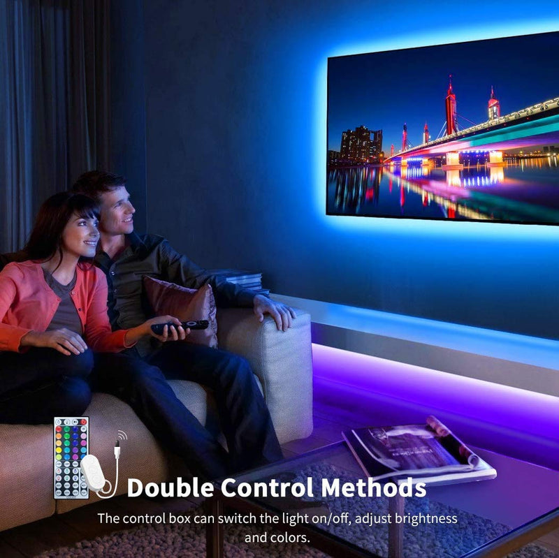 [AUSTRALIA] - Led Strip Lights,32.8ft 10M RGB led Strip Lights RF Remote Control Dimmable 12V Powered Color Changing led Strip Light 5050 RGB LED Light Strips for Bedroom,Kitchen,Home 