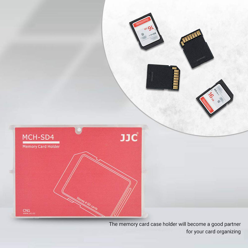 4 Slots SD Card Holder Case,Slim Ultra-Thin Credit Card Size Lightweight Portable SD SDHC SDXC Memory Card Storage 4 SD Card Slots