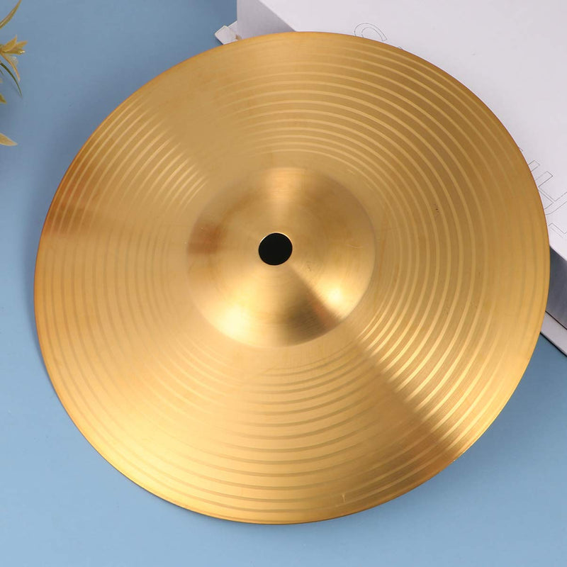 MILISTEN 8 Inch Brass Crash Ride Hi Hat Cymbals Traditional Cymbal for Players Beginners Percussion Music Instrument Parts 19.5cm*19.5cm*0.2cm