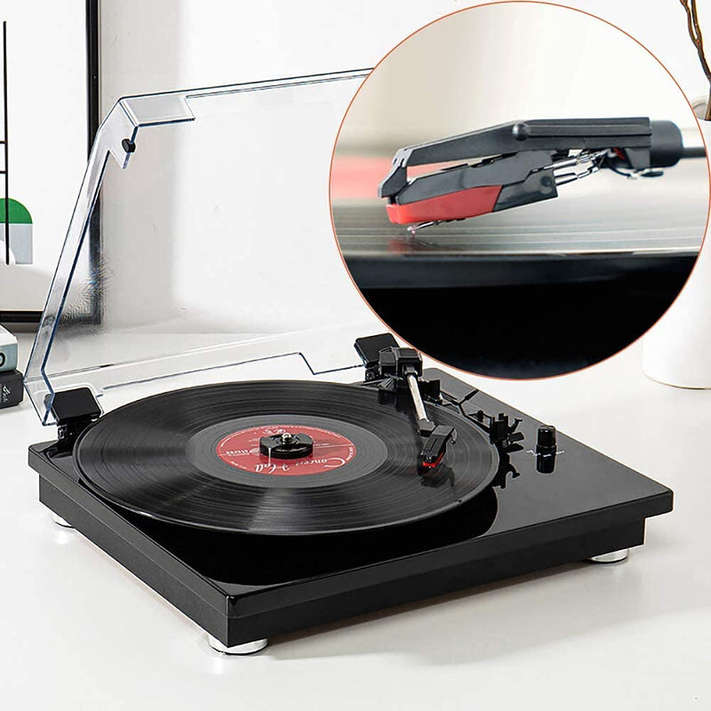 Lahviuu 2 Pieces Record Player Needle with 1 Cartridge,Turntable Needles Record Player Stylus Technics Turntable,for Vinyl Record Player Phonograph
