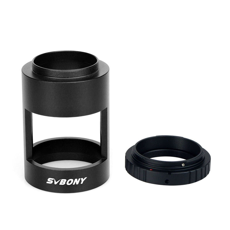 SVBONY Full Metal Spotting Scope Camera Adapter with T Ring Adapter for Canon M42 Thread for SV13 65mm and 80mm Spotting Scope Take Photos and Videos