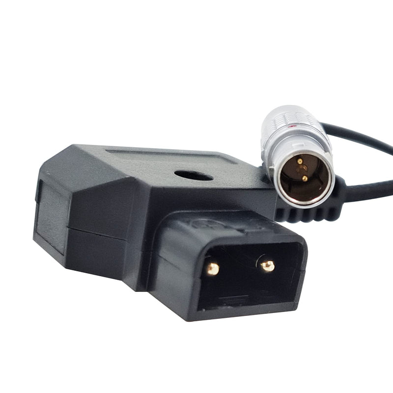 LYSRIA D-TAP to 2 Pin Male Power Cable Suitable for Teradek Z Cam ARRI RED DJI TILTA Paralinx Preston Transvideo Offhollywood Switronix Panasonic，59 inch
