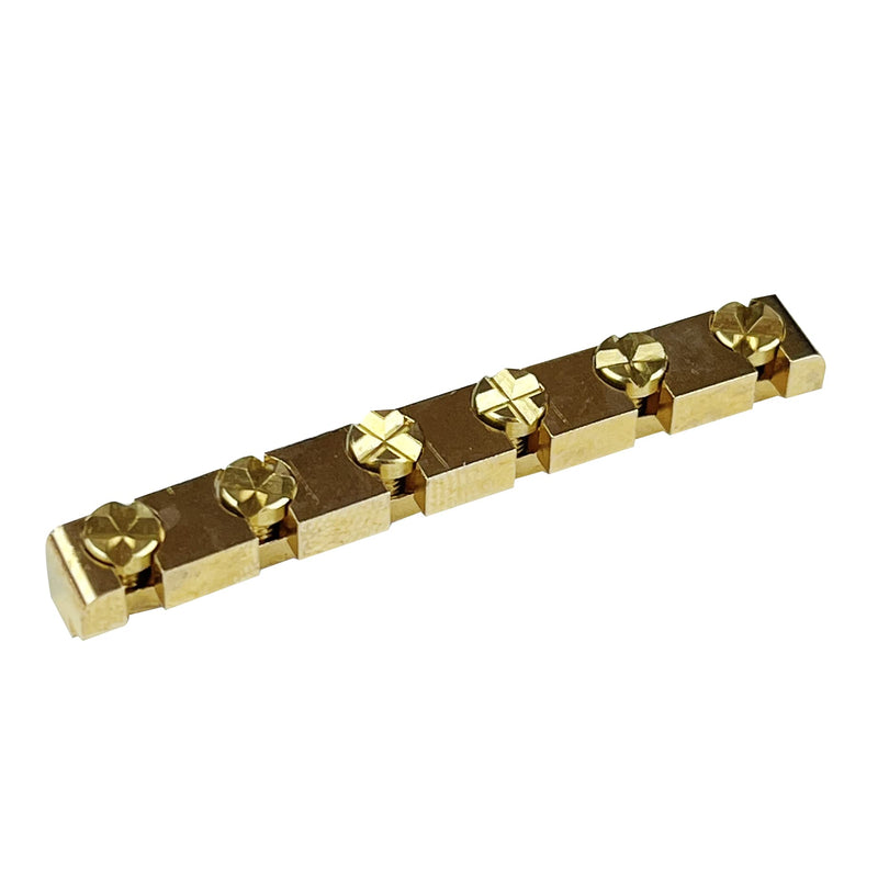 Kaynes 42mm Height Adjustable Brass Guitar Nut Replacement for Telecaster Tele Stratocaster Strat ST TL Style Electric or Acoustic Guitar (42mm for ST/TL Guitar) 42mm for ST/TL Guitar