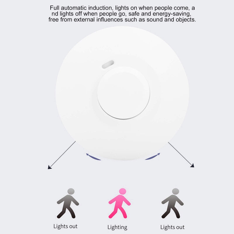Microwave Sensor Switches, Microwave Motion Detector Light Switch Automatically Identify Lighting AC85-250V 5.8GHz for Hotel Lobby