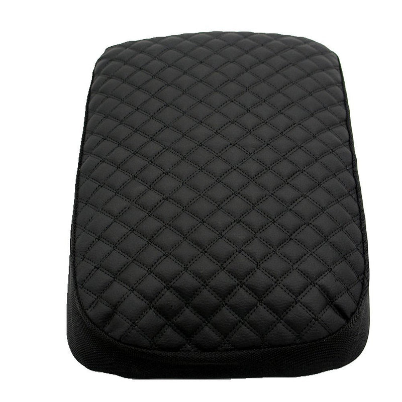 [AUSTRALIA] - Ezzy Auto Black Leather Console Center Armrest Lid Cover Skin Protector Jacket for Honda Civic 