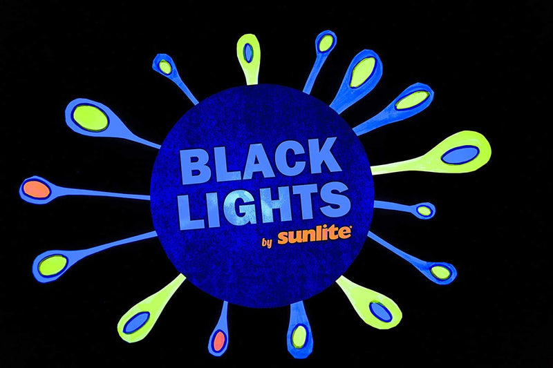 [AUSTRALIA] - Sunlite 80114-SU LED A19 Black Light Bulb The Only True 365nm Wavelength On Amazon, Inconspicuous UV-A Rays – Bright Glow Effect, 2 Watts, 1 Pack, BLB 