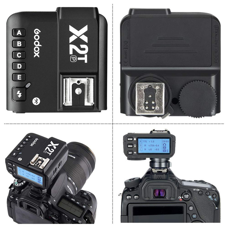 GODOX X2T-O TTL Flash Trigger 1/8000s HSS TTL Manual Function for Olympus for Panasonic Cameras with Clean Cloth (X2T-O) (X2T-O)