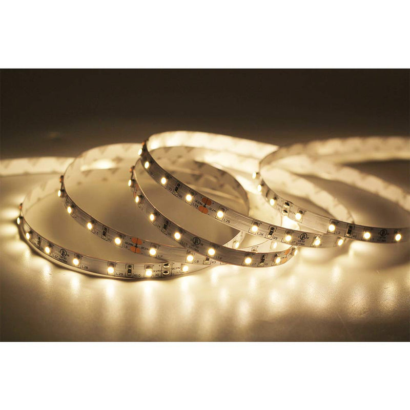 [AUSTRALIA] - LEDMY Flexible Led Strip Light DC 24V 24W SMD3528 300LEDs IP20 Non Waterproof Led Tape Light Warm White 3000K 5Meter/ 16.4Feet Using for Homes, Gardens,Kitchen, Car and Bar 