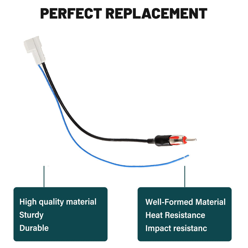 [AUSTRALIA] - Anina Antenna Adapter Wire Harness Cable for 2009-2016 Honda Accord Civic CR-V Insight Acura RDX TSX Factory Antenna Cable to Aftermarket Radio Receivers For Honda/Acura 