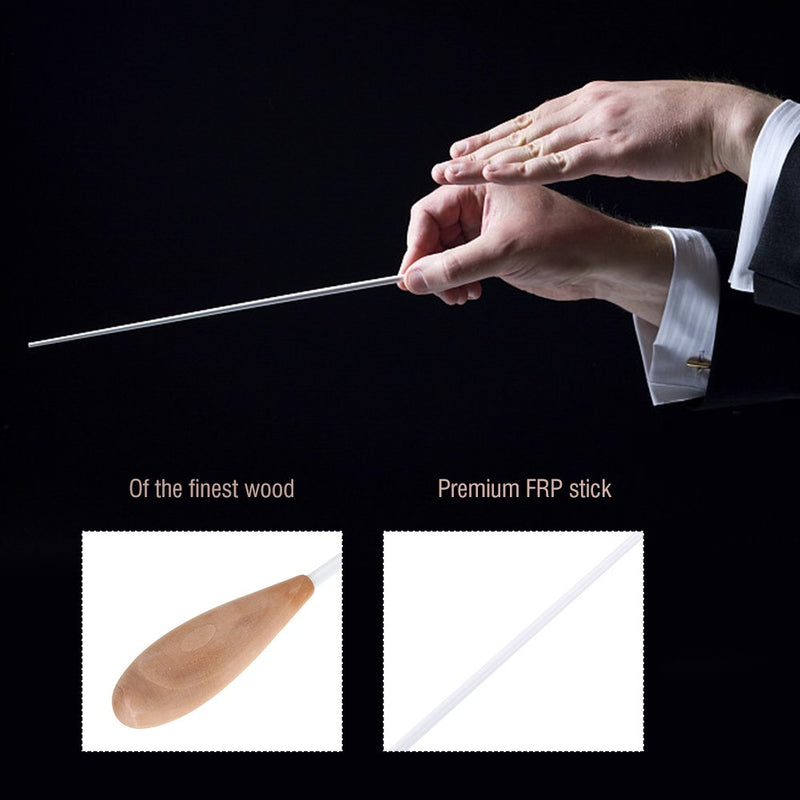 Vbestlife Music Band Conductor Baton, Wood Handle Music Conducting Batons for Symphony Leader Choral Director