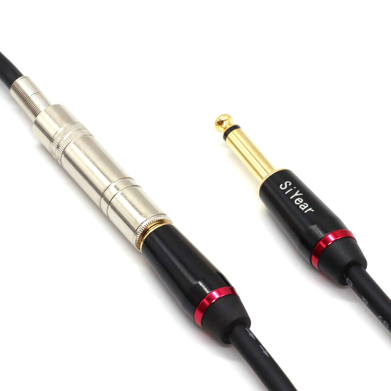 SiYear 6.35 mm 1/4" Female to XLR Female Adapter Cable,Quarter inch TS/TRS to XLR 3 Pin Interconnect Cable (1.5M)