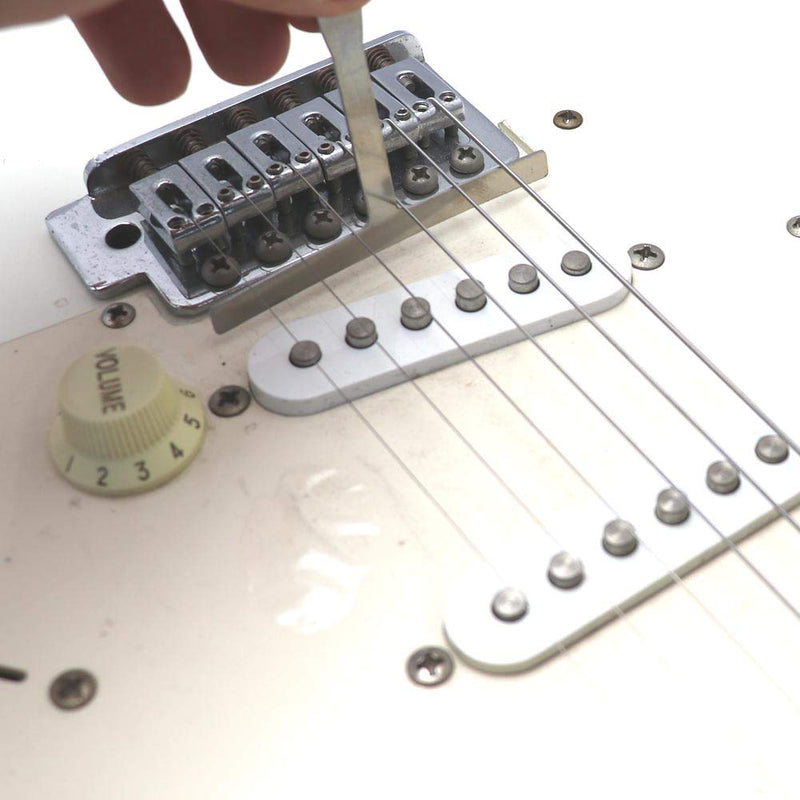 HENGYEE Understring Radius Gauge Luthier Tools + String Action Ruler Gauge Measuring Tool for Guitar and Bass Setup