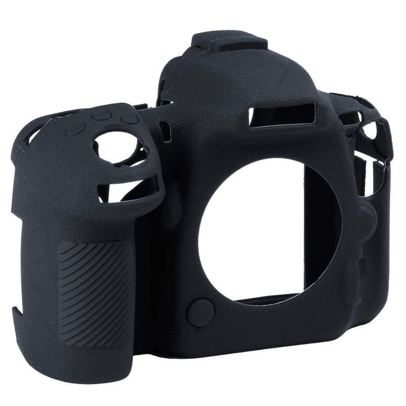 [AUSTRALIA] - Easy Hood Camera Case for Nikon D500 Soft Silicone Rubber Camera Protective Body Case Skin for Nikon D500 Camera Bag Protector Cover (Black) Black 