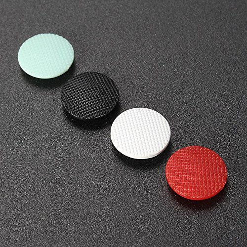 Replacement 3D Analog Joystick Thumb Button Stick Cap Cover Grips for Sony PSP 1000 (1x Red 1xLight Green 1x Black 1x White)