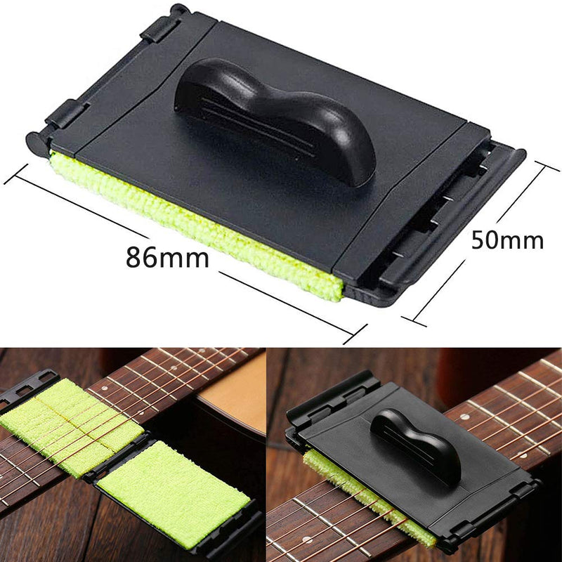 String Cleaner,Instrument String Cleaner Maintenance Care, Guitar Fingerboard Cleaning Tool, Used for Guitar, Bass and Ukulele Cleaning Maintenance