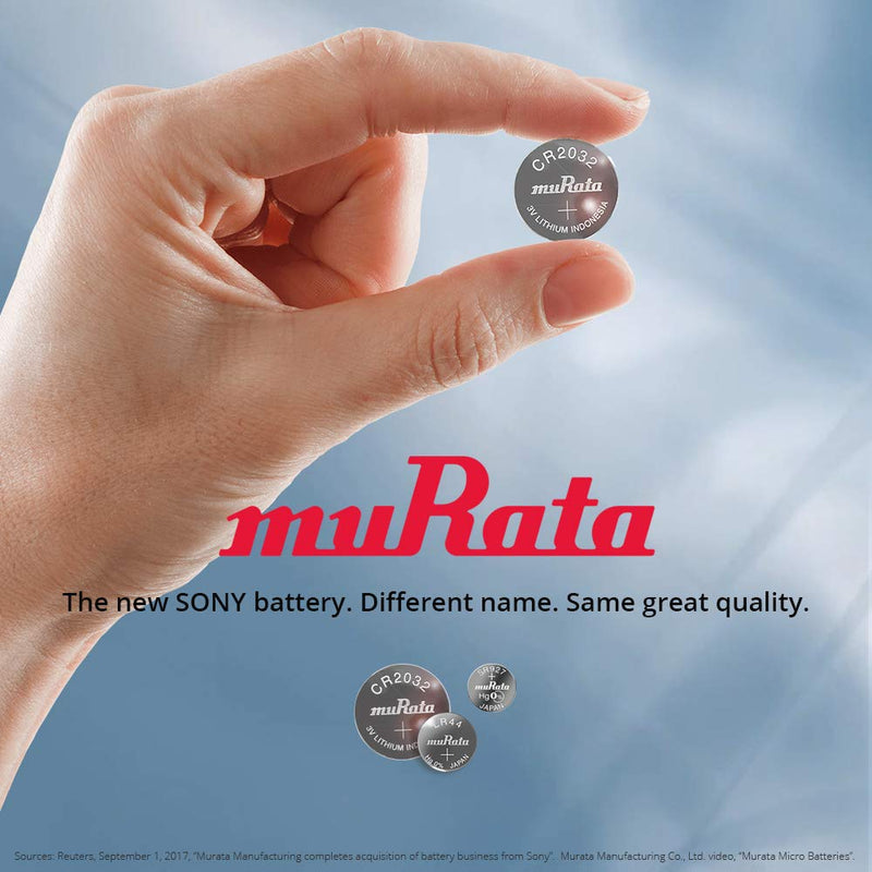 Murata 361 Battery SR721W 1.55V Silver Oxide Watch Button Cell (10 Batteries) 10 Batteries