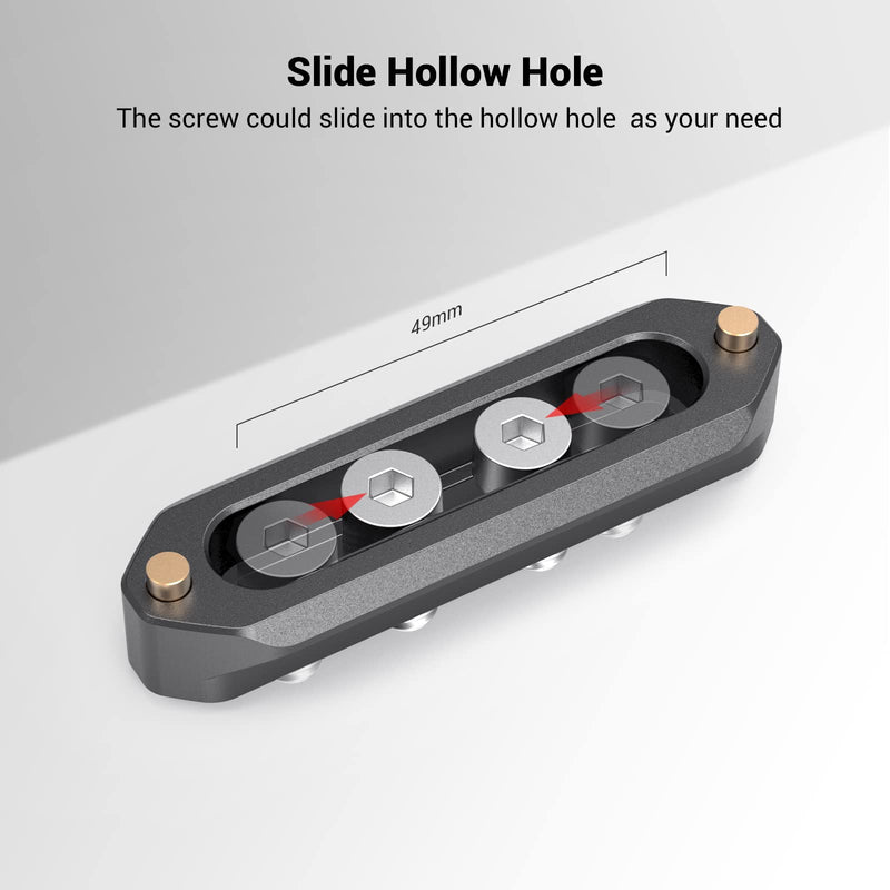 SMALLRIG Quick Release Safety NATO Rail 7cm Long with Spring Loaded Pins for RED Epic / Scarlet, Black Magic Camera, NATO Rail Rigs - 1195 7 cm