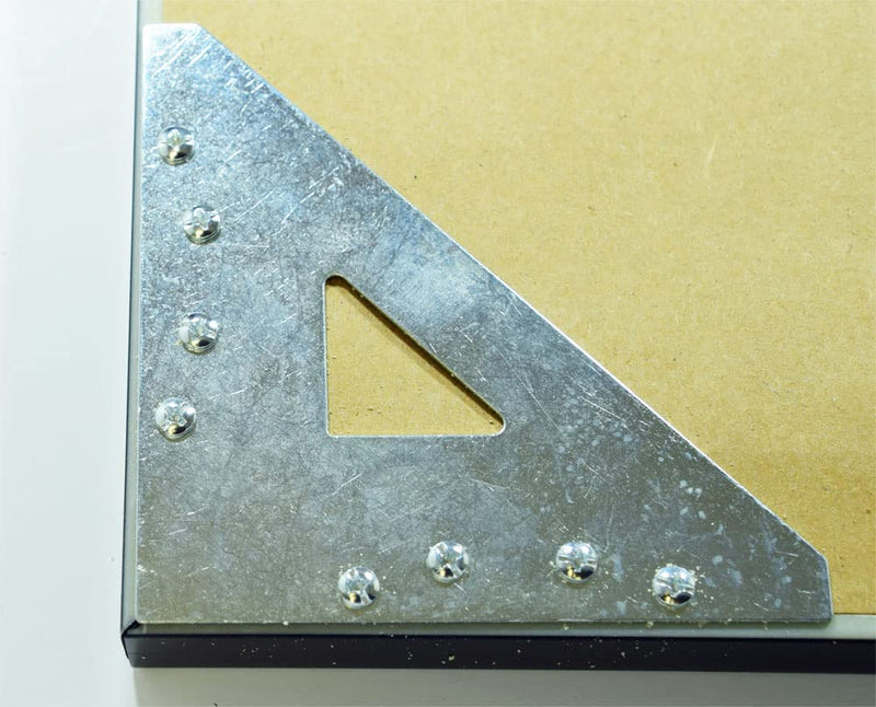 Extra Heavy Duty Zinc Plated Steel Large Corner Braces 4 Pack with Screws