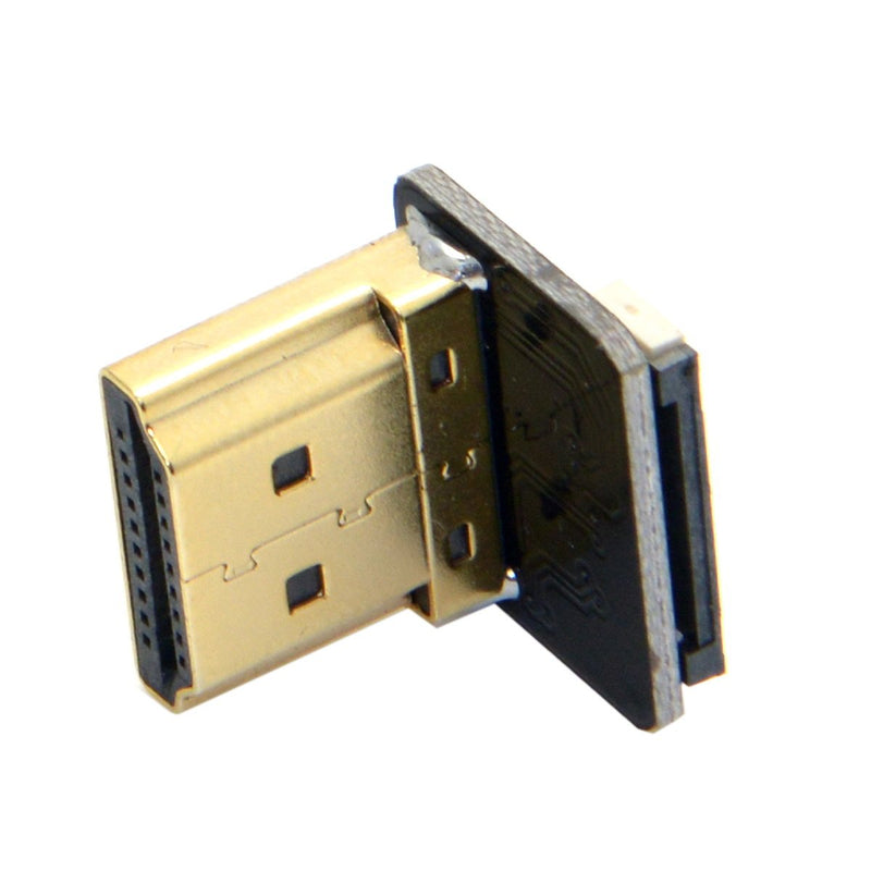 [AUSTRALIA] - CY CYFPV 90 Degree Down Angled HDMI Type A Male Connector for FPV HDTV Multicopter Aerial Photography Standard-HDMI Down-Angled 