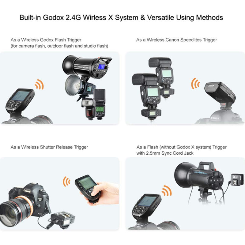 Godox Xpro-C TTL Wireless Studio Flash Trigger Transmitter Compatible for Canon Cameras, 2.4G X System 1/8000s HSS,TTL-Convert-Manual Function,11 Customizable Functions