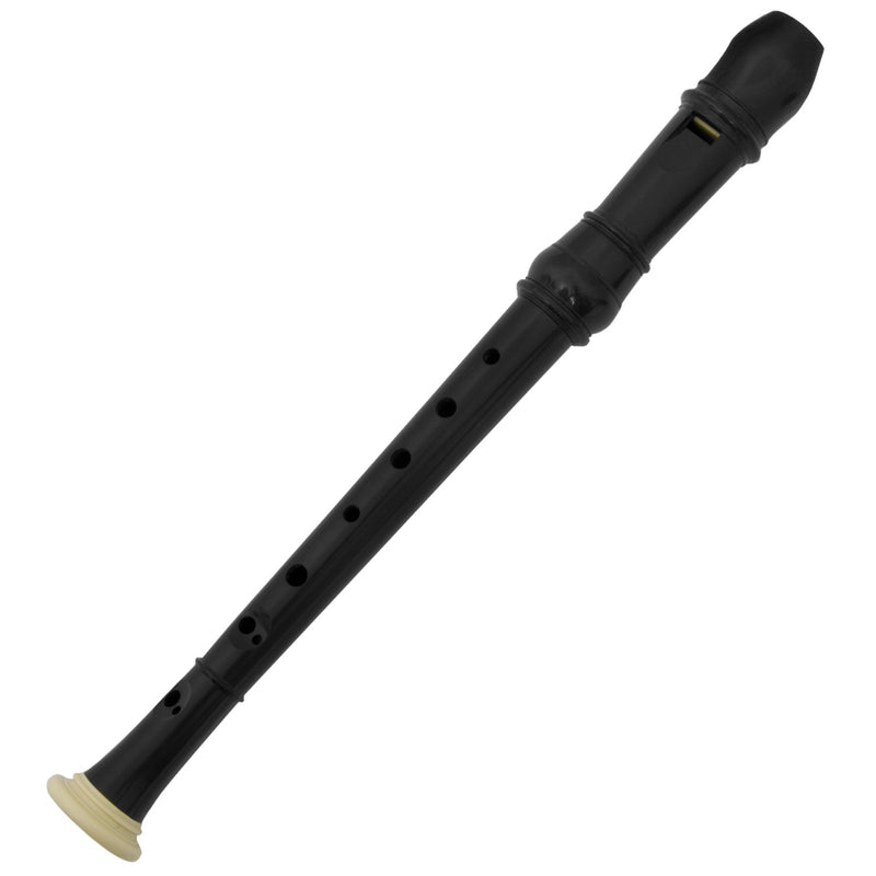 TIGER REC22-BK | Sopranino Recorder and Bag | 25 cm Long | Black