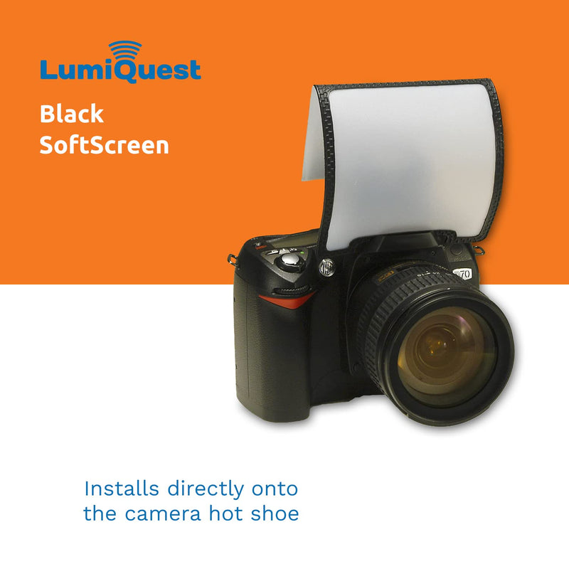 LumiQuest Soft Screen, Flash Diffuser & Light Softener, Universal Classic Design for Digital SLR Cameras, Neon Green