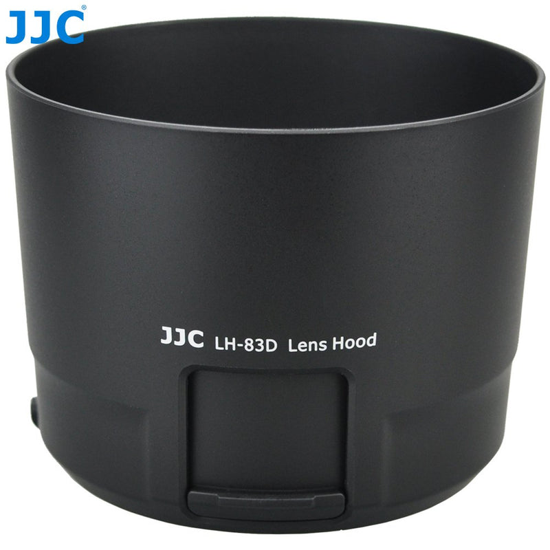 JW LH-83D BLACK Reversible Lens Hood For CANON EF 100-400mm f/4.5-5.6L IS II USM Lens w/ CPL ND Filter Adjustment Window replaces Canon ET-83D + JW emall Micro Fiber Cleaning Cloth