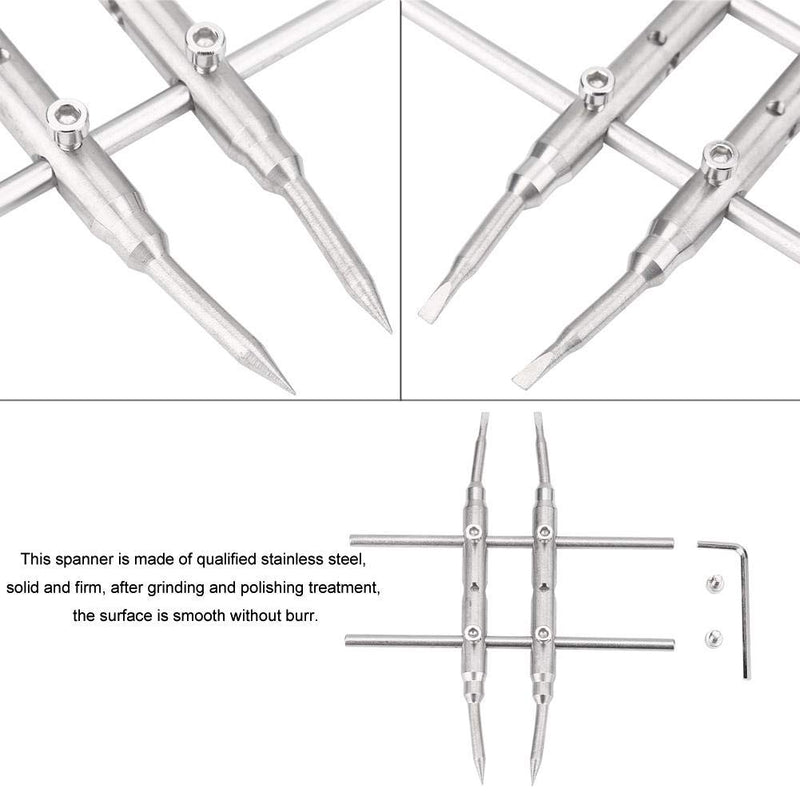 ANGGREK Camera Spanner Professional Spanner Wrench Repair Maintanance Tools for DSLR Camera Lens Comes with 2 Hex Screw and A Hex Wrench