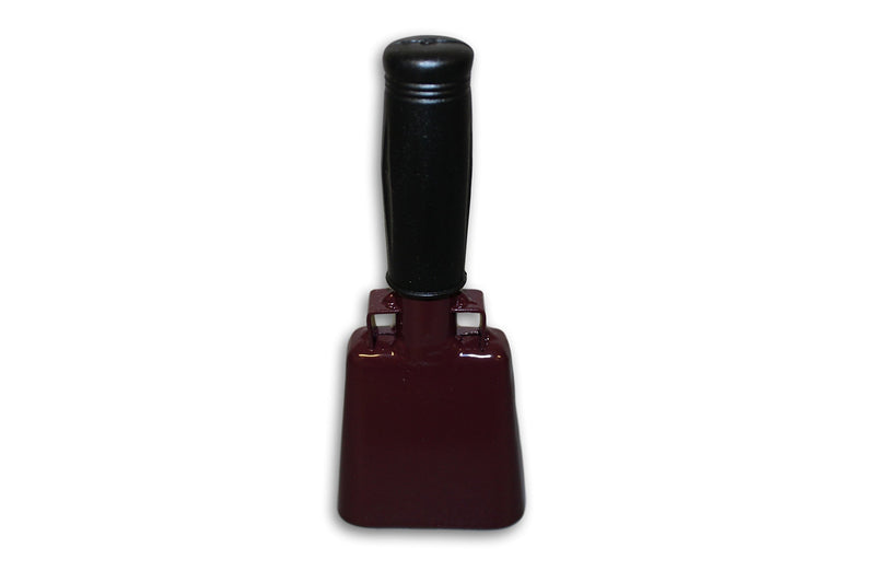 [AUSTRALIA] - Toys+ Cowbell with Handle Various Sizes and Colors Maroon 6.1" 