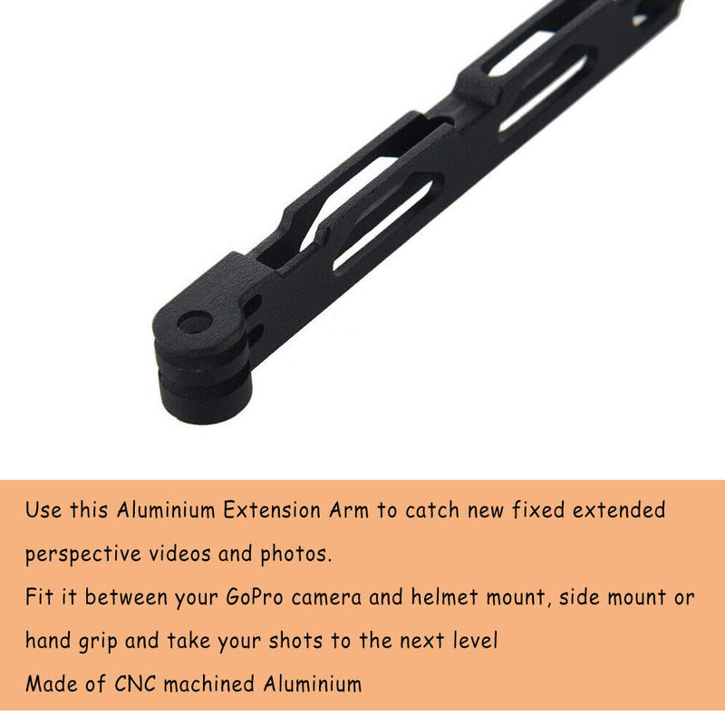 Acxico 1Pcs Aluminum Alloy Extension Arm Metal Pole Mount Extension Mount Holder Arm for Gopro Hero 3 3+ 4 5 6