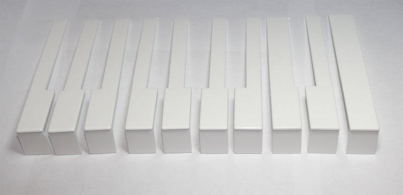 [AUSTRALIA] - German Piano Keytops - Piano Key Replacement - Complete Set with Fronts 