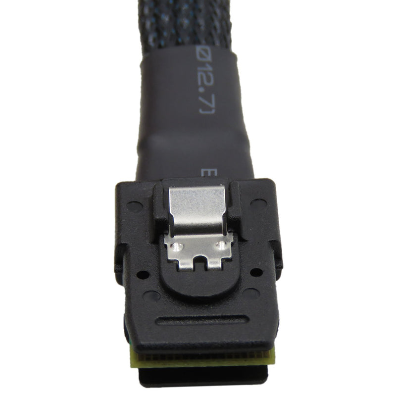 CableDeconn 18' Mini SAS 36P SFF-8087 To 4 SATA 7Pin 90 Degrees Target Hard Disk Data Cable 0.5M (H0304)