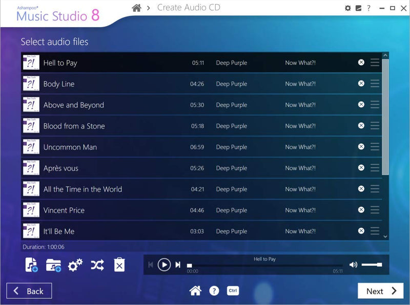 Audio Recorder and Editor - professional sound studio for recording, editing and playing all common audio files: WAV, AIFF, FLAC, MP2, MP3, OGG for Windows 10, 8.1, 7