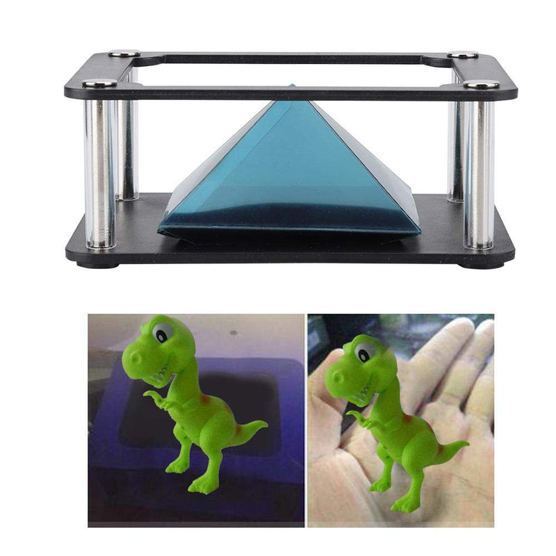 ASHATA 3D Holographic Display Stands Projector 3.5-6inch Mobile Smartphone Hologram for Corporate Product Display, Cartoon Interaction and Personal Entertainment(Column) Column