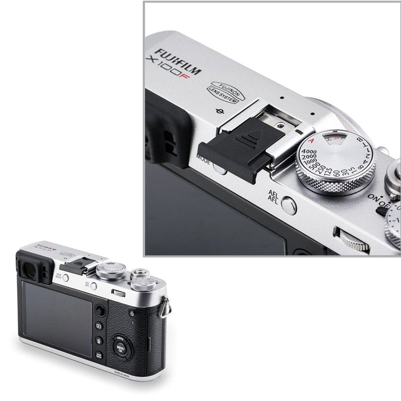 Hot Shoe Cover JJC Hot Shoe Cap Protector Mount for Fujifilm X-T30 II X-T30 X-T20 X-T4 X-T3 X-T2 X-T200 X-T100 X-PRO3 X-PRO2 X-E4 X-E3 X-S10 X-A10 X-A5 X-H1 X100V X100F X100S X10 X30 X70 etc. -Black 1 Pack Black