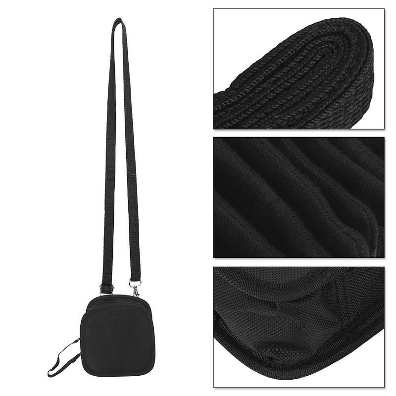Serounder Bags for Cameras and Photographic Equipment, Camera Lens Filter Carry Case, 9-Pocket Lens Filter Wallet Pouch Bag Travel Holder Belt Bag with Detachable Strap