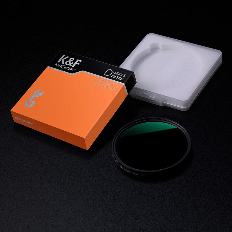 K&F Concept 72mm Variable Neutral Density Filter ND8-ND2000 (3-11stop) Hydrophobic Adjustable ND Filter with 24 Multi-Layer Coatings for Camera Lens