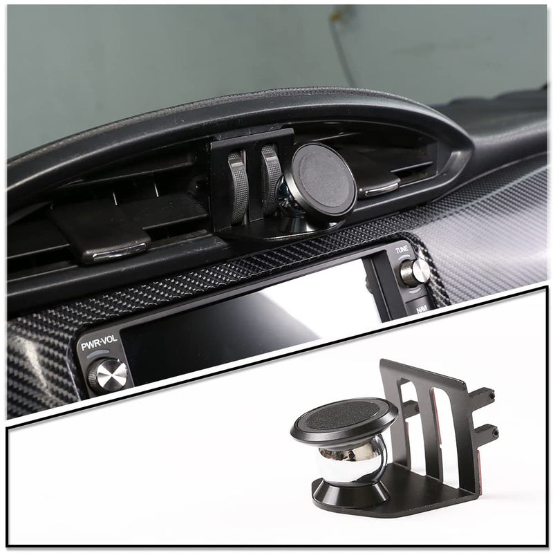 [AUSTRALIA] - Car Phone Holder ,Car Phone Mount Magnetic Phone Mount Dash Clip Black,Compatible with 2012-2020 Toyota 86&Subaru BRZ . (A) A 