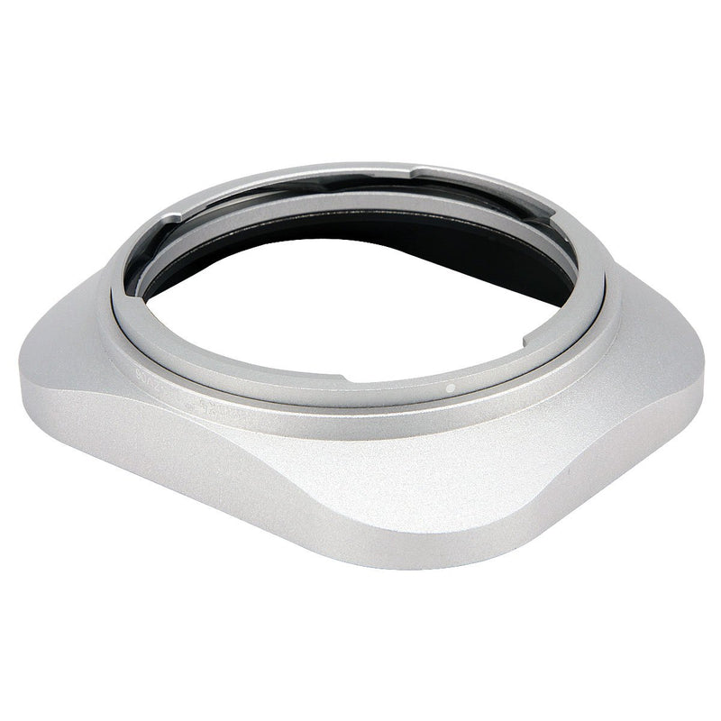 Haoge LH-ZV06 Metal Lens Hood for Carl Zeiss Distagon T 2.8/21 21mm f/2.8 ZM, C Biogon T 4.5/21 21mm f/4.5 ZM, 2.8/25 25mm f/2.8 ZM, 2.8/28 28mm f/2.8 ZM, C Sonnar 1.5/50 50mm f/1.5 ZM Lens Silver Square - Silver